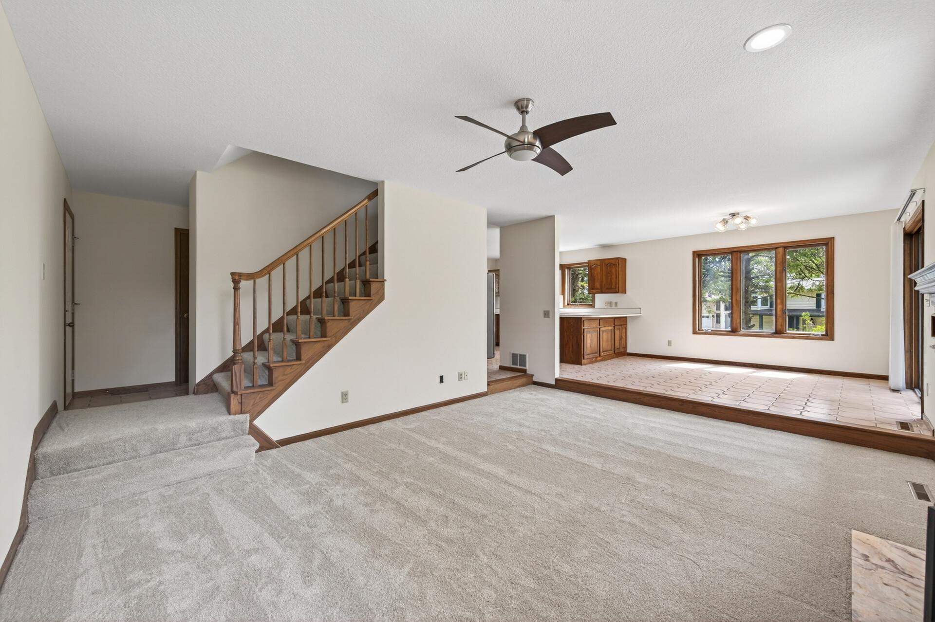 BRAND NEW carpet, fresh paint and updated light fixtures.