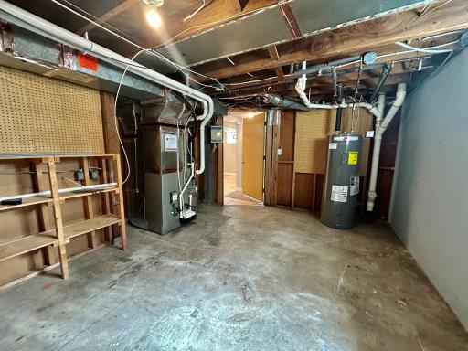 Tons of storage, new HVAC and hot water heater