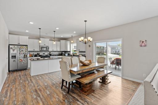 Sliding Glass Door from the Kitchen/Dining Room - Main Floor