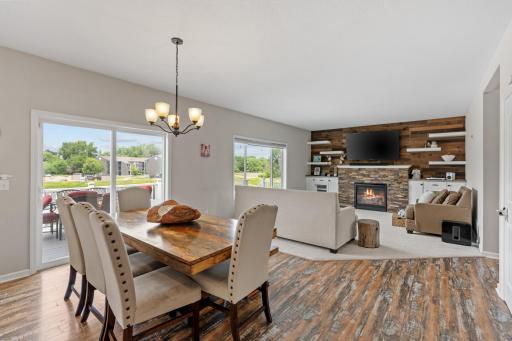 Views of the Pond from the Dining/Living Room - Main Floor