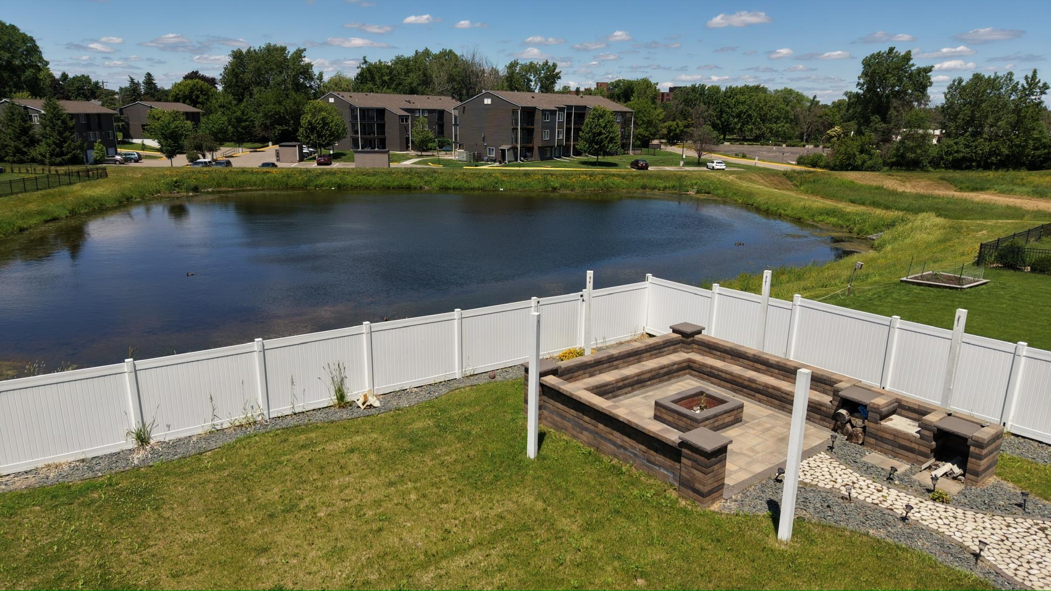 Aereal Pond/Firepit