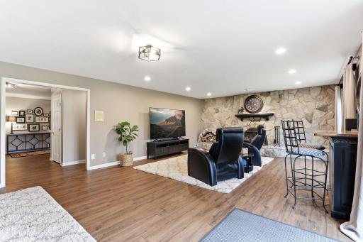 The generous layout provides plenty of room for seating, entertainment, or game-night setups. Itâs the ideal blend of comfort and sophistication, offering a warm ambiance year-round.