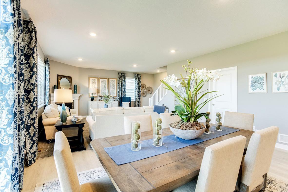 Wide open living Room from kitchen