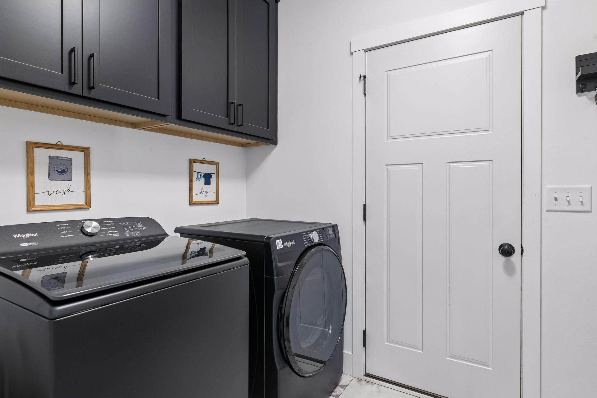 Main level laundry---rounds out the convenient main level living in this home