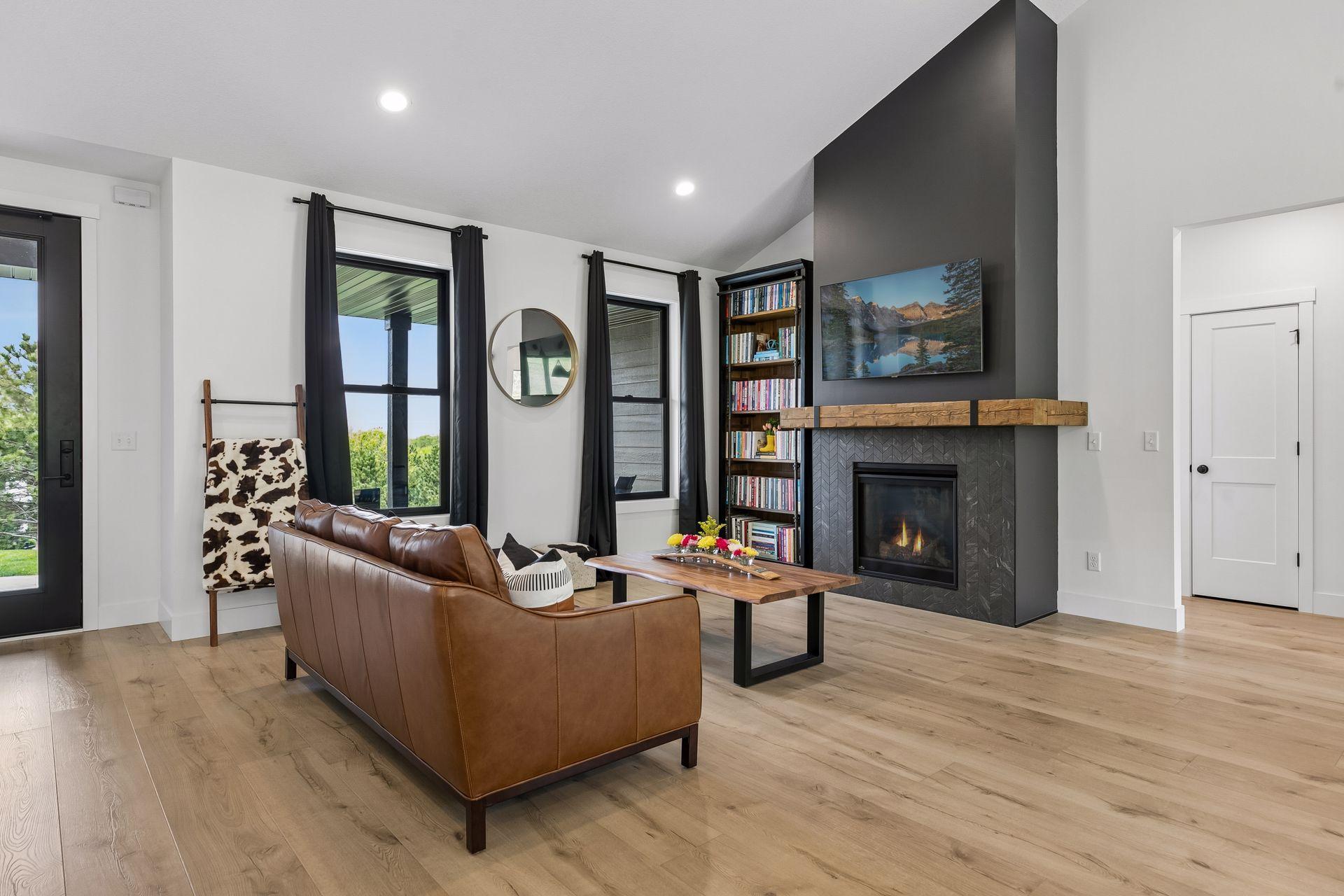 Expansive windows throughout for loads of natural light.