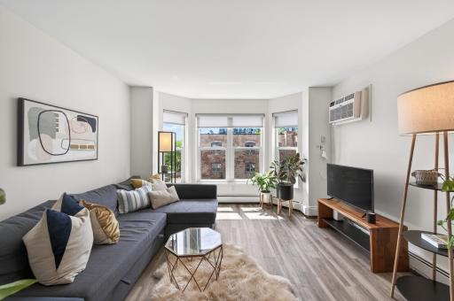 Beautiful bay window offering an abundance of natural light