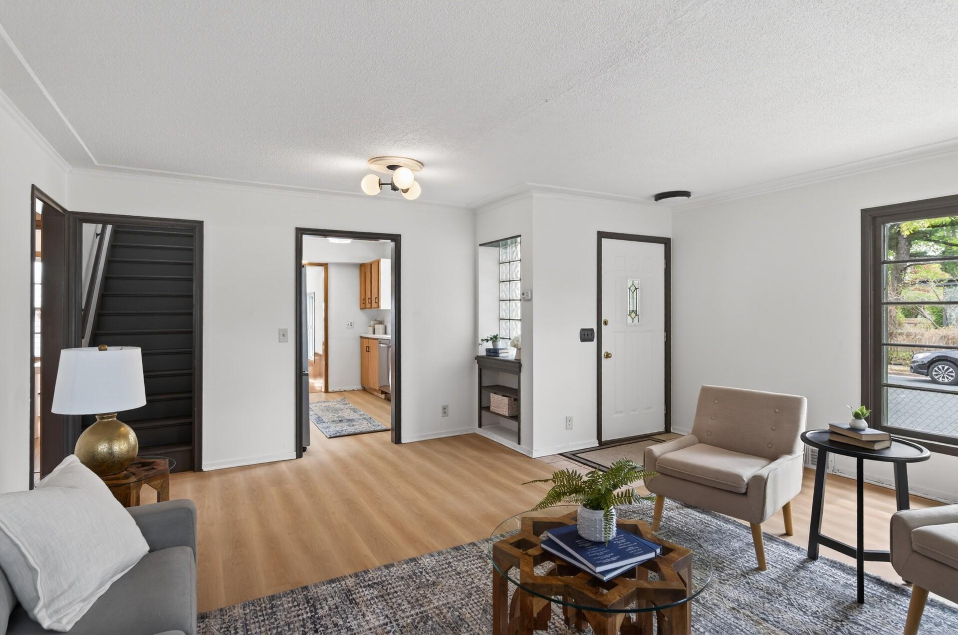 New/refinshed floors and fresh paint throughout the house!