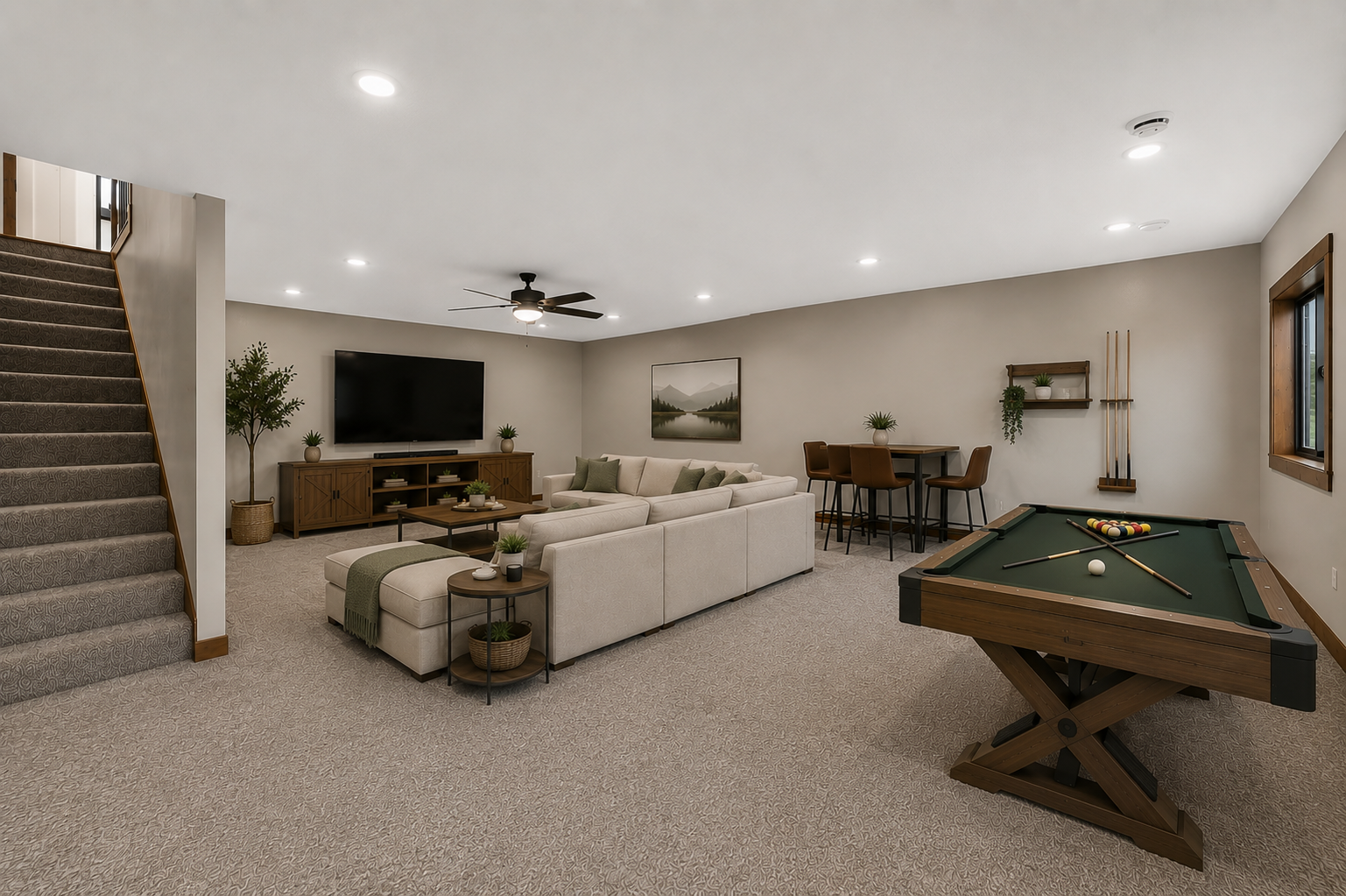 family room (virtually staged)