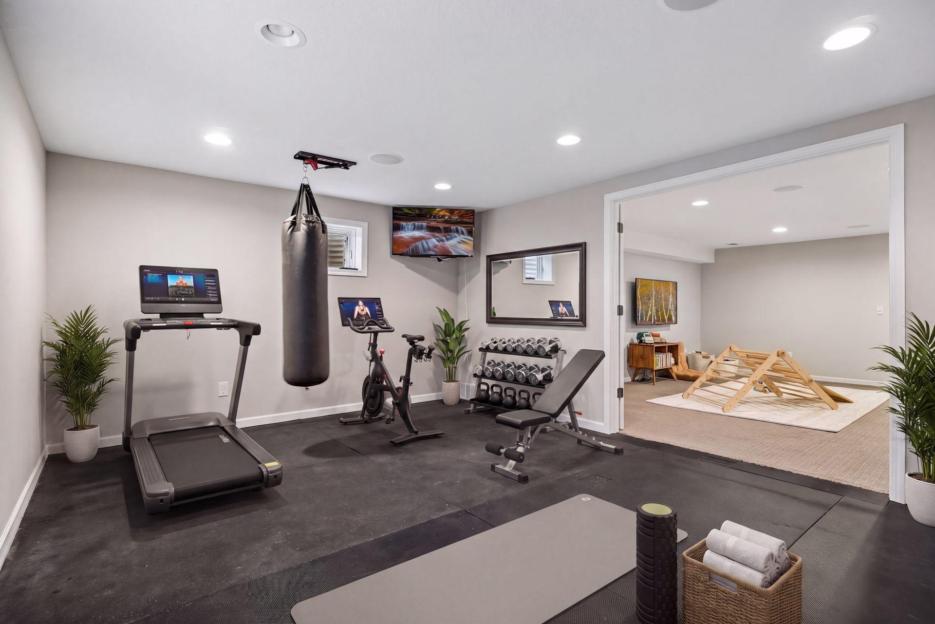 Exercise Room - Virtually Staged