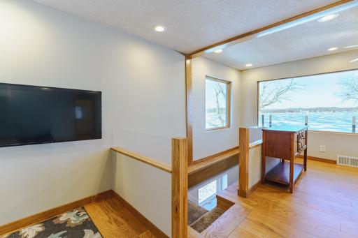 Additionally, a new banister and new staircase were added to this staircase, casting light and a more open view.