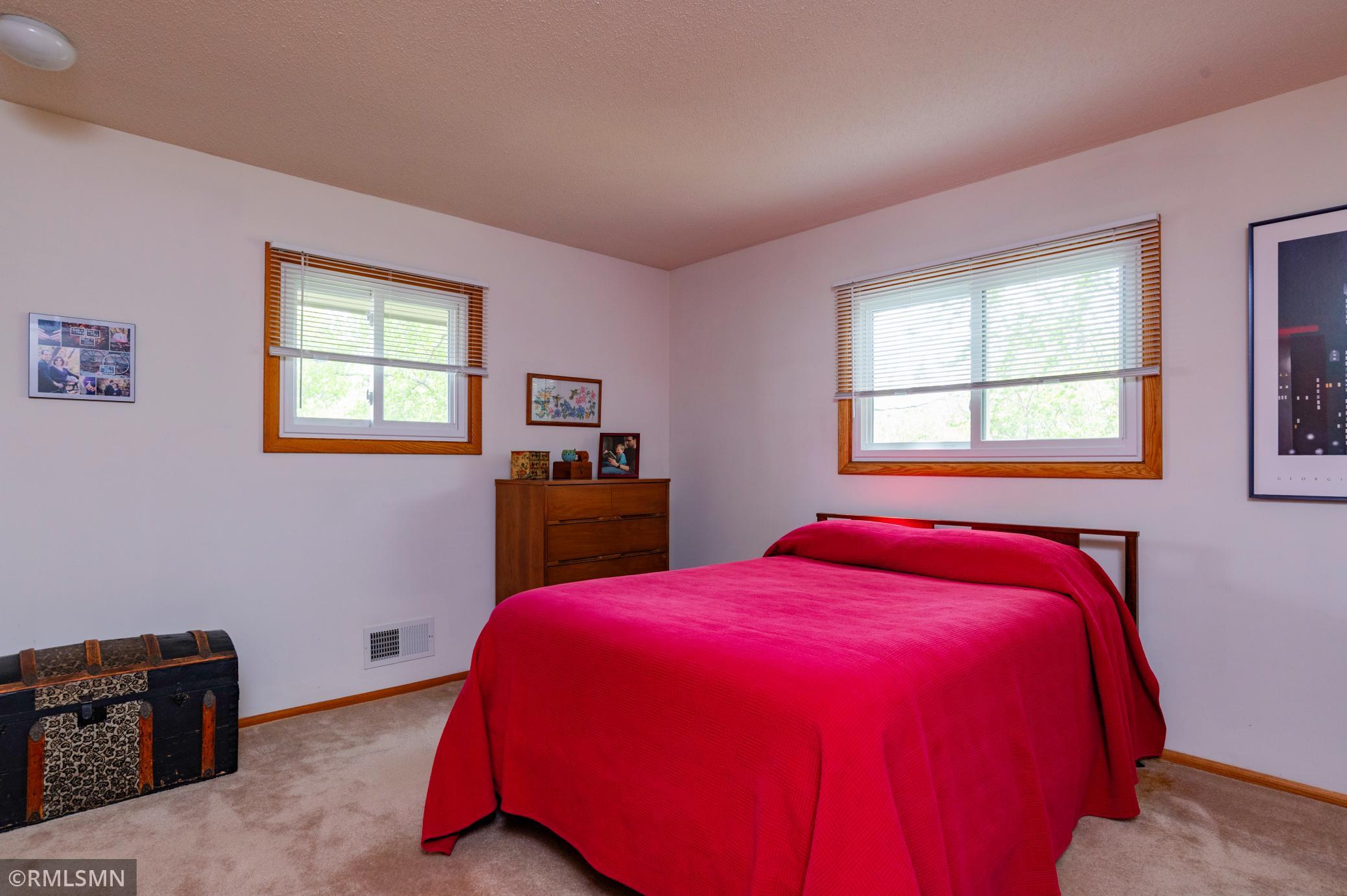 Primary bedroom - uppermost level, southeast corner.