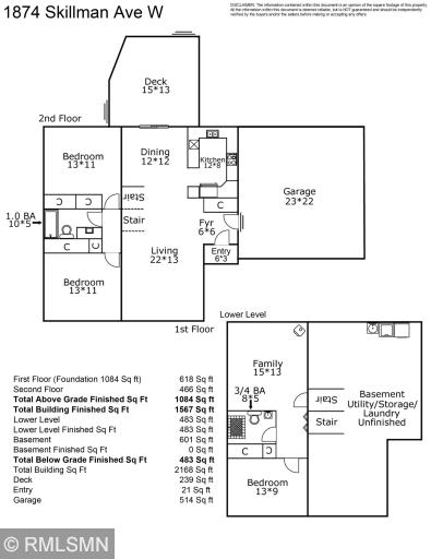 1874 Skillman Avenue W, Roseville, MN 55113