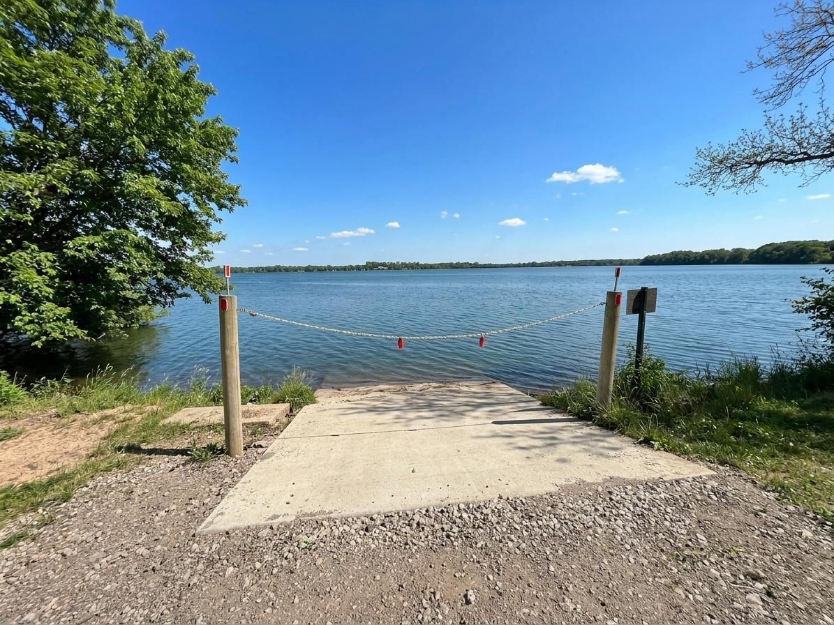 Deeded lake access with boat launch