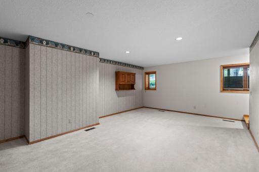 Lower level family room has transient heat in floor