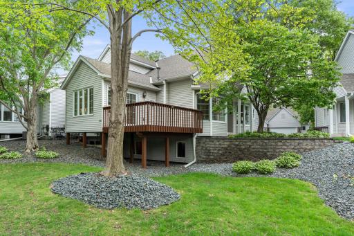 Private deck located just off the sunroom