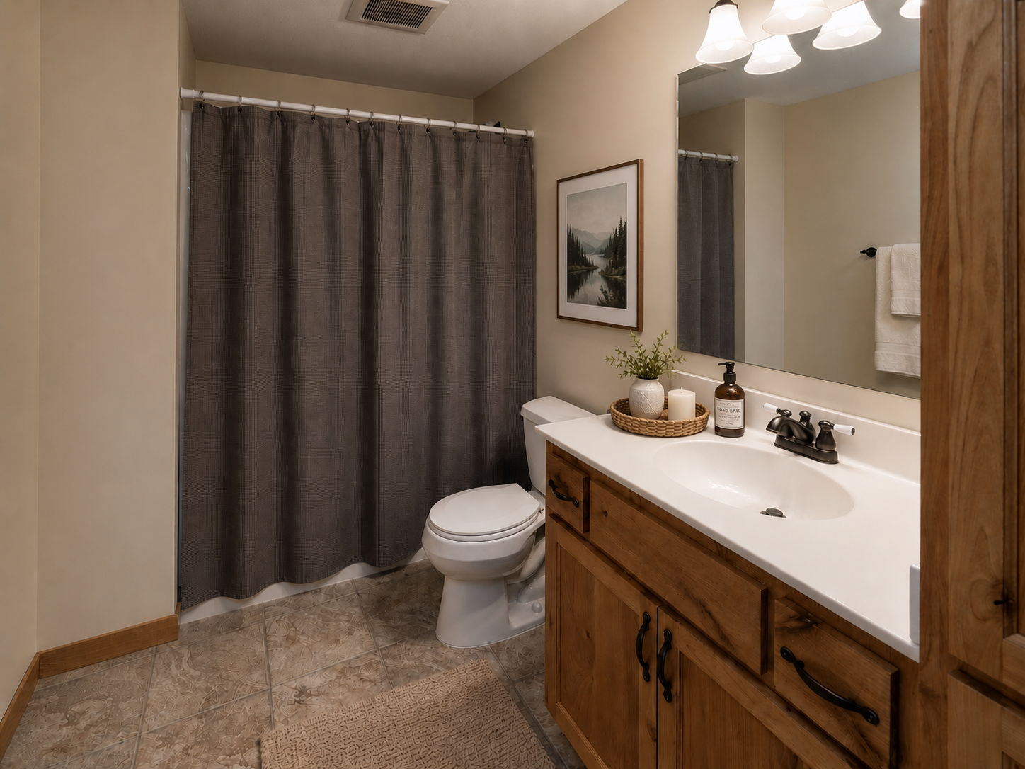 3rd full bath completes the lower level. *virtually stagged