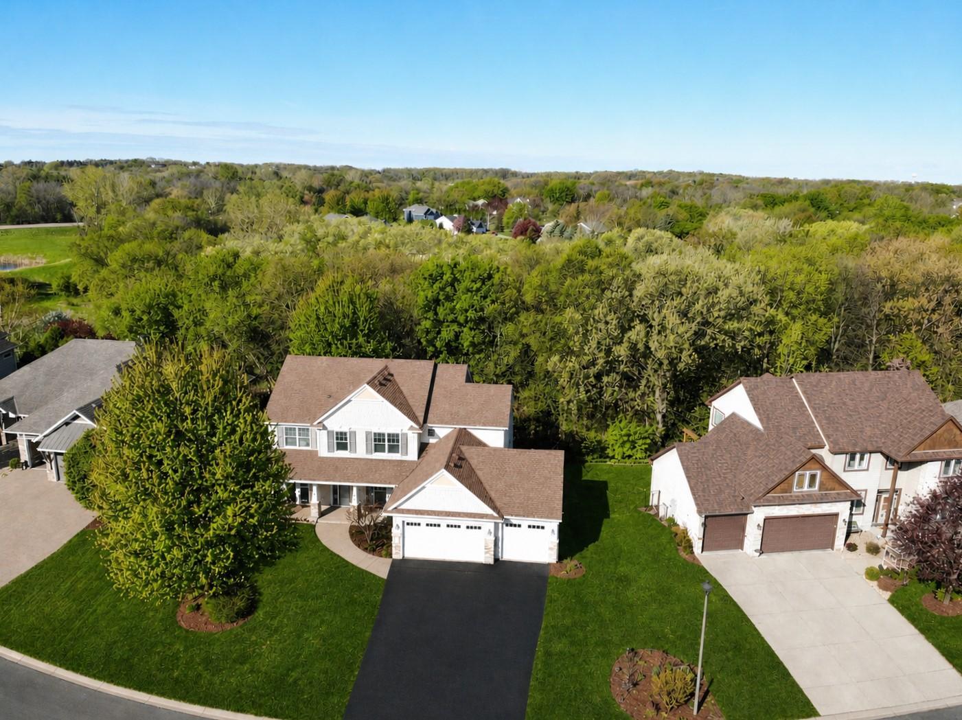A gorgeous lot like this is hard to find...private & wooded backyard!