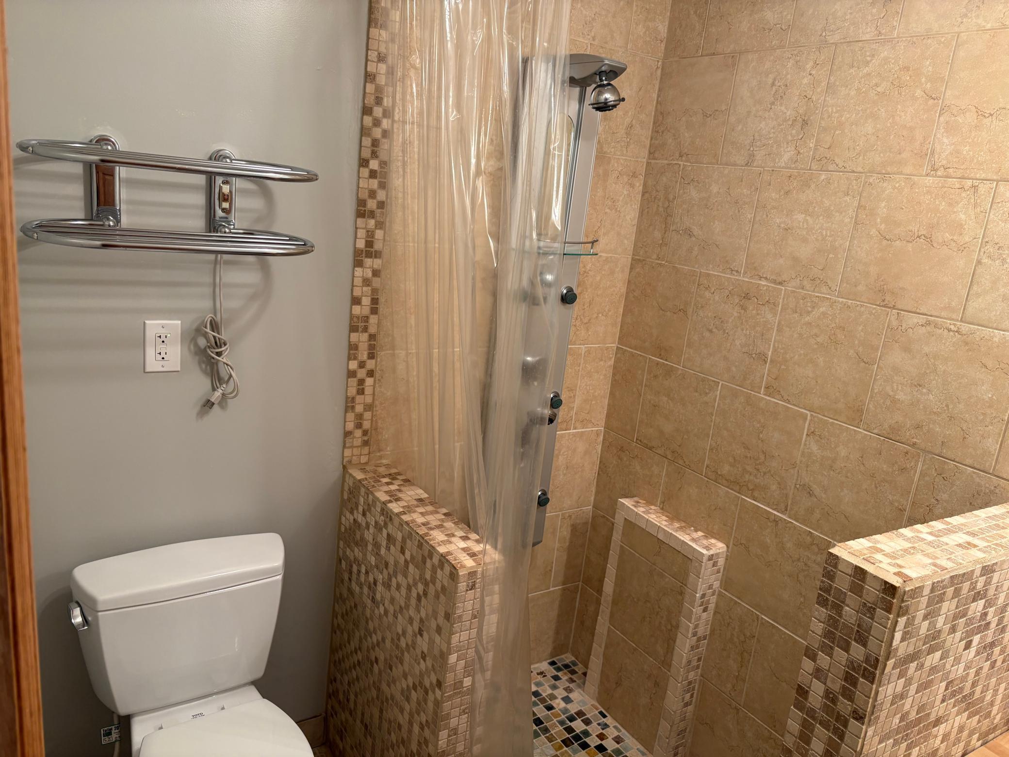 Lower level bath