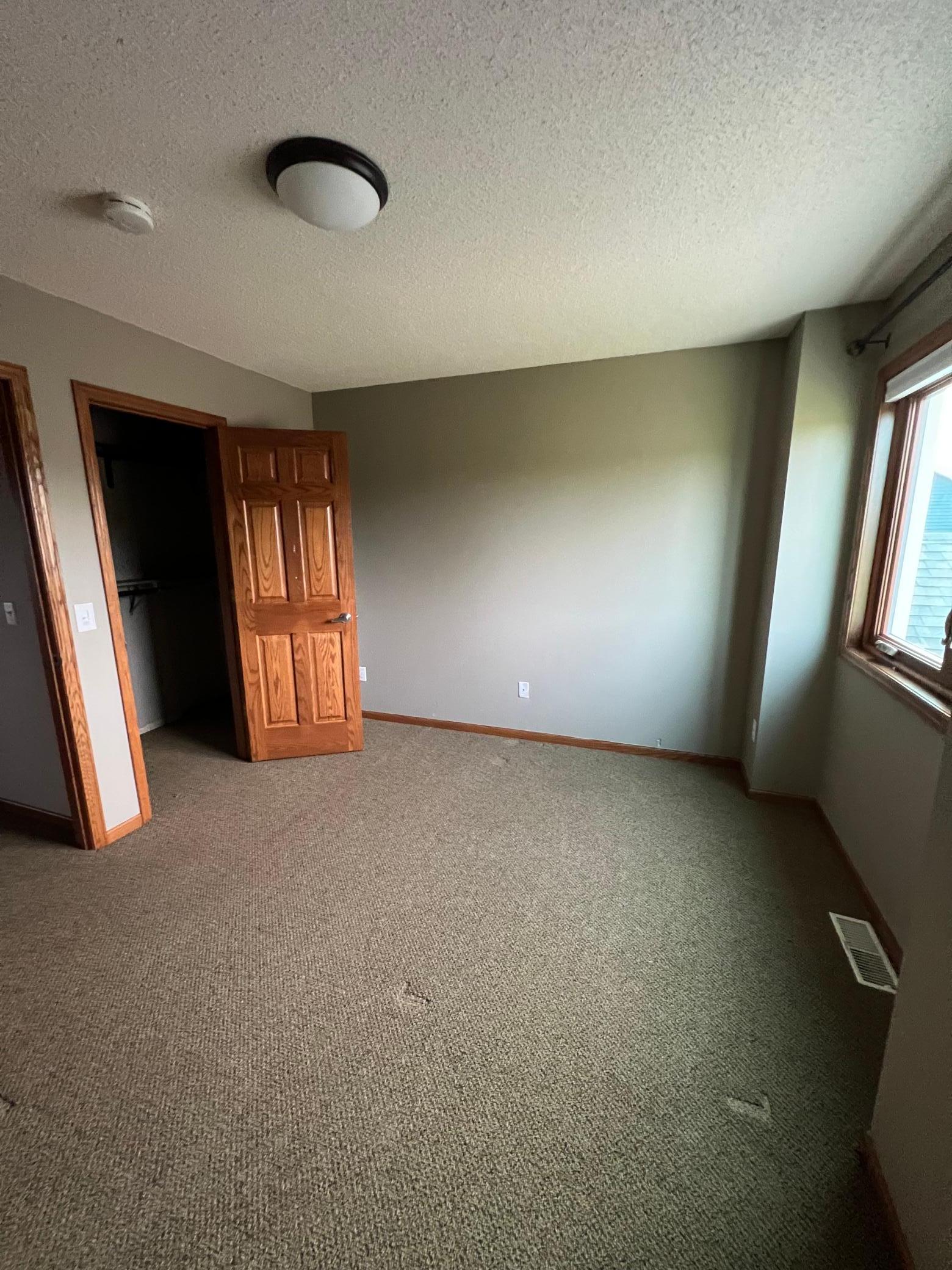 Upstairs Bedroom #2 overlooks front yard huge closet
