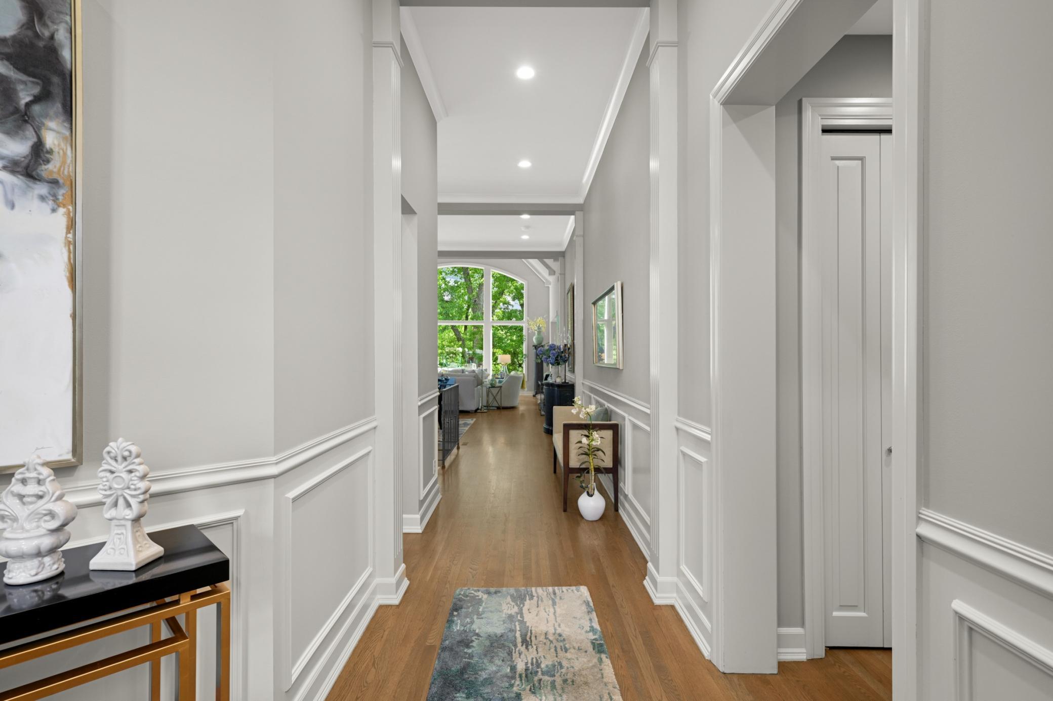 Gorgeous millwork and detail throughout