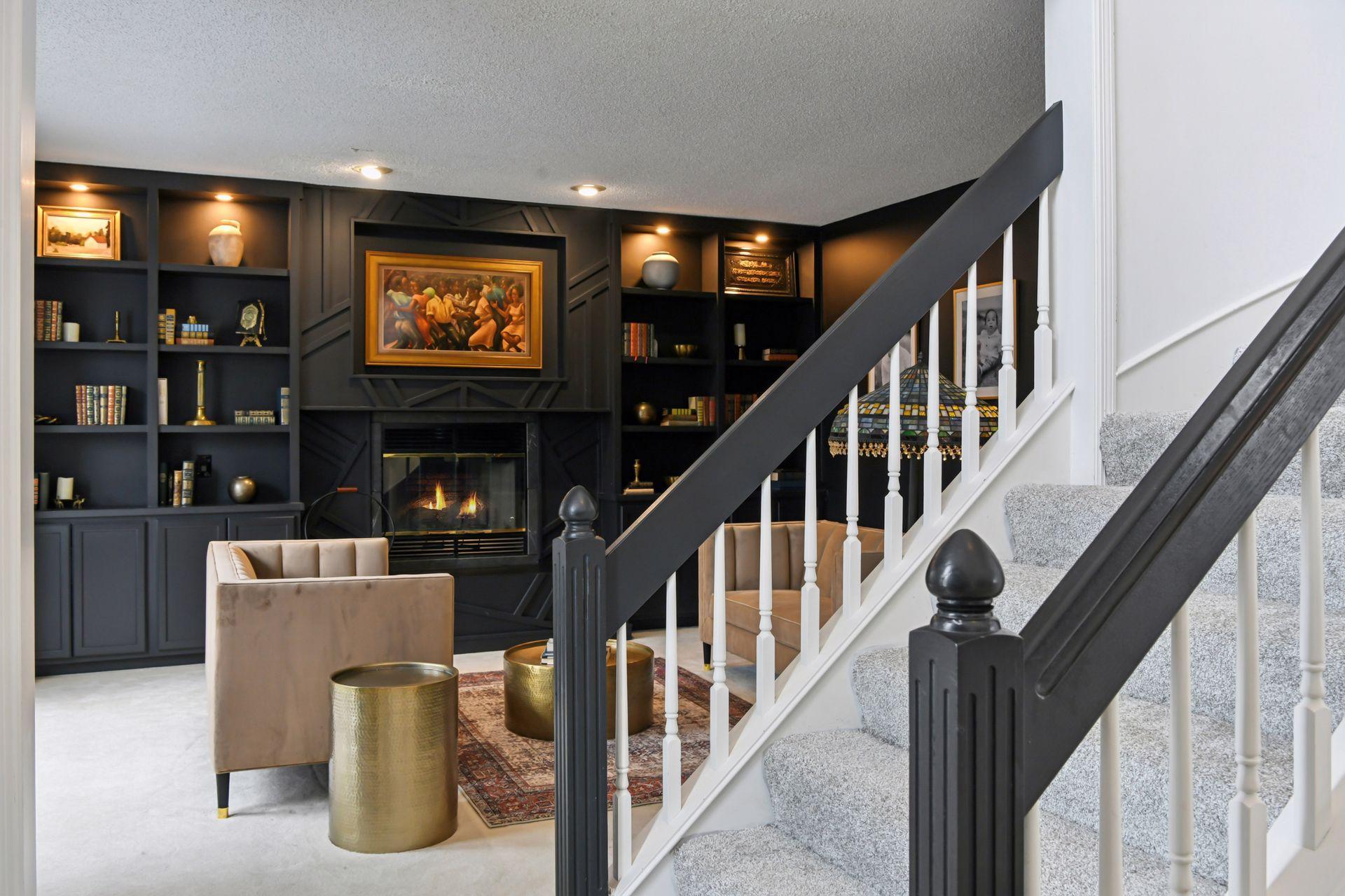 A Sophisticated Retreat. Perfect for a home office, reading room, or quiet sanctuary away from the main living spaces.