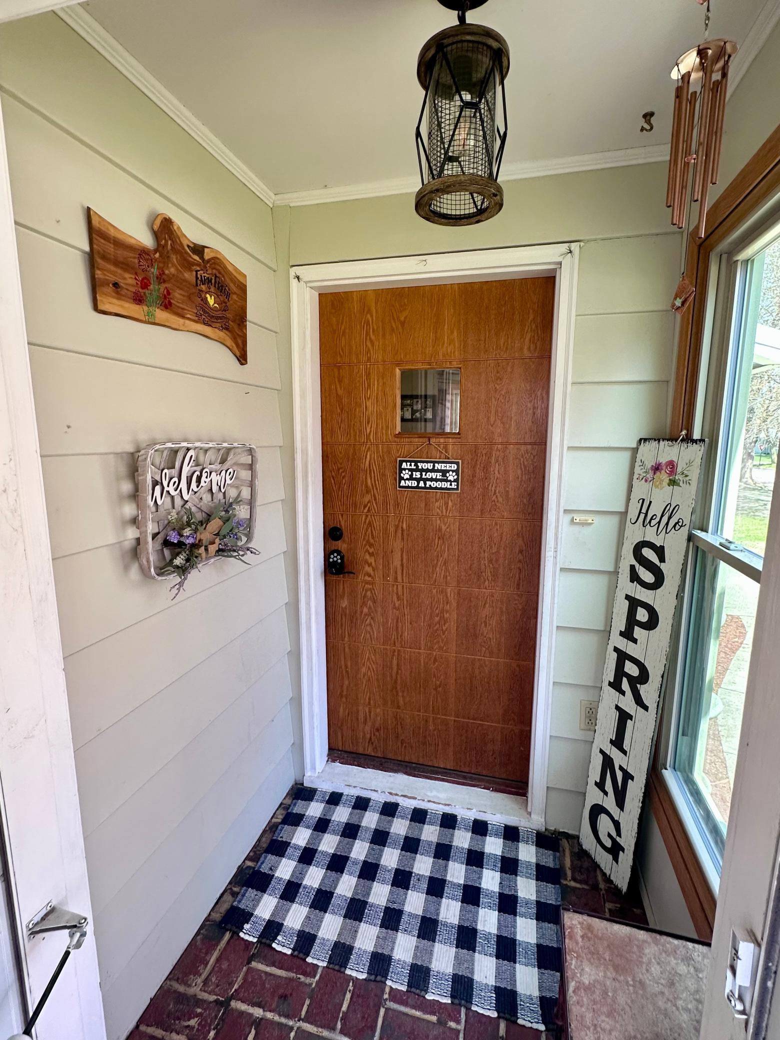 Hello Spring, Hello New Owners...please come on inside...