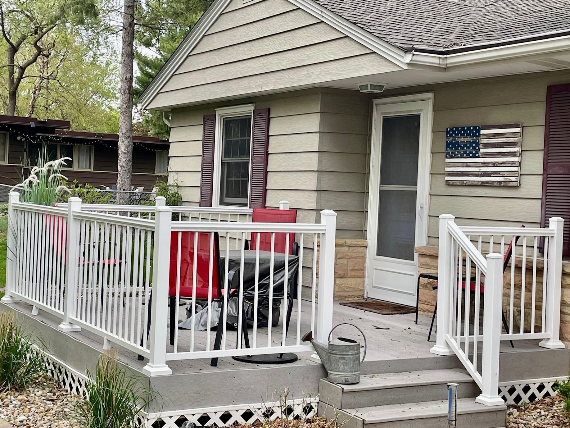 Newer front deck