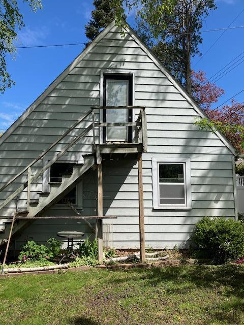 entrance to room over garage