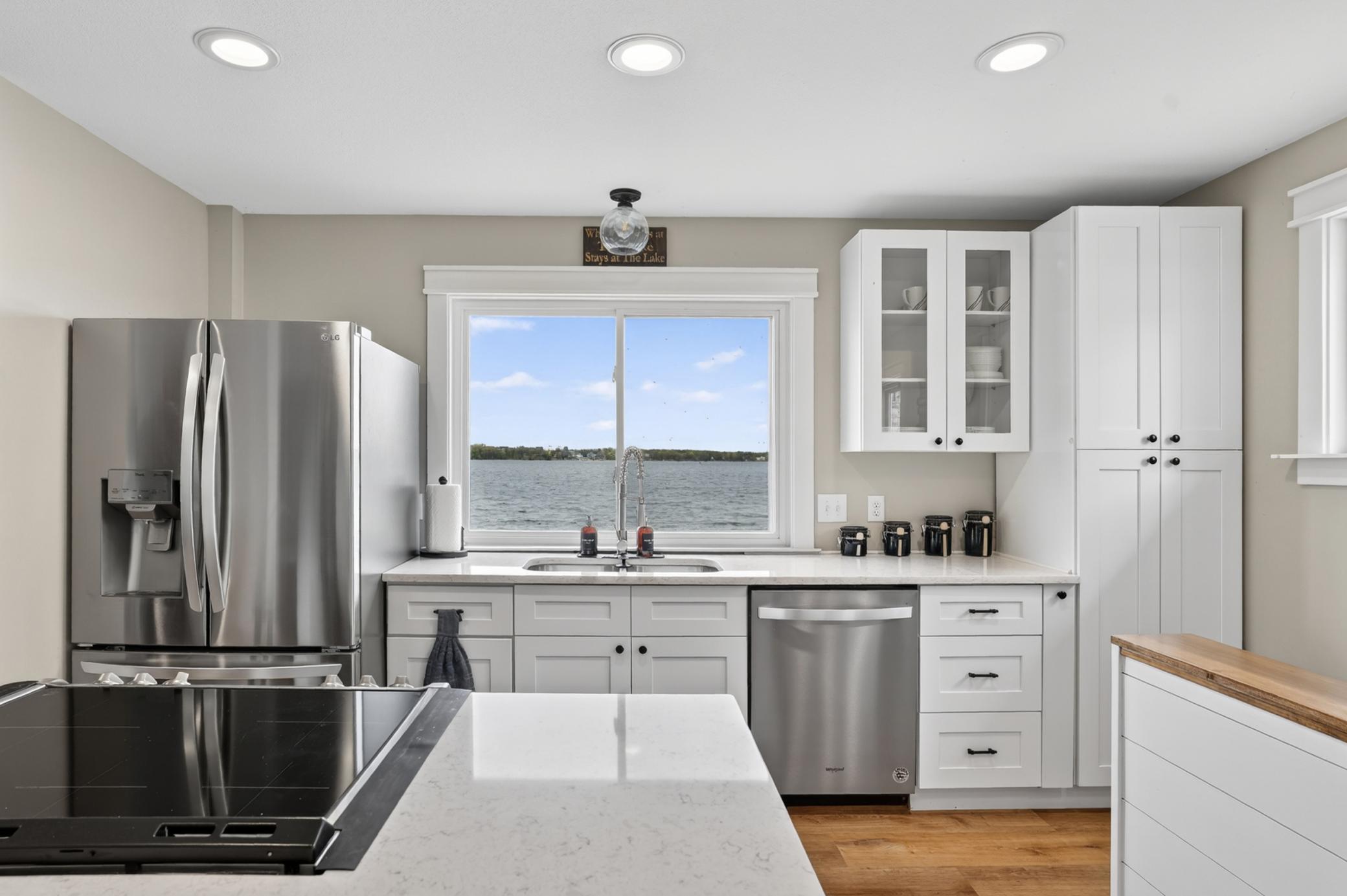 Kitchen with a dream view