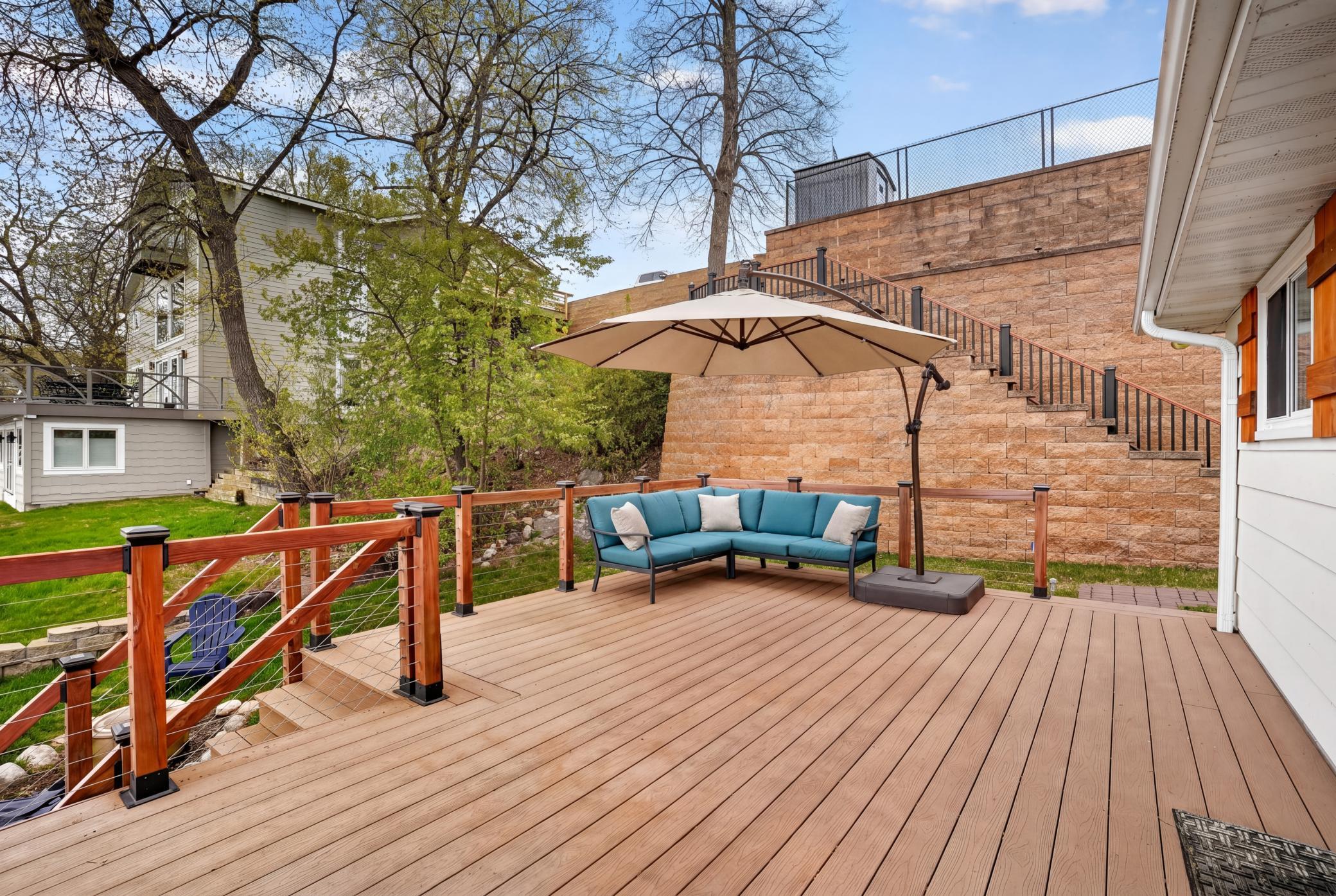 Great deck for those BBQ gatherings