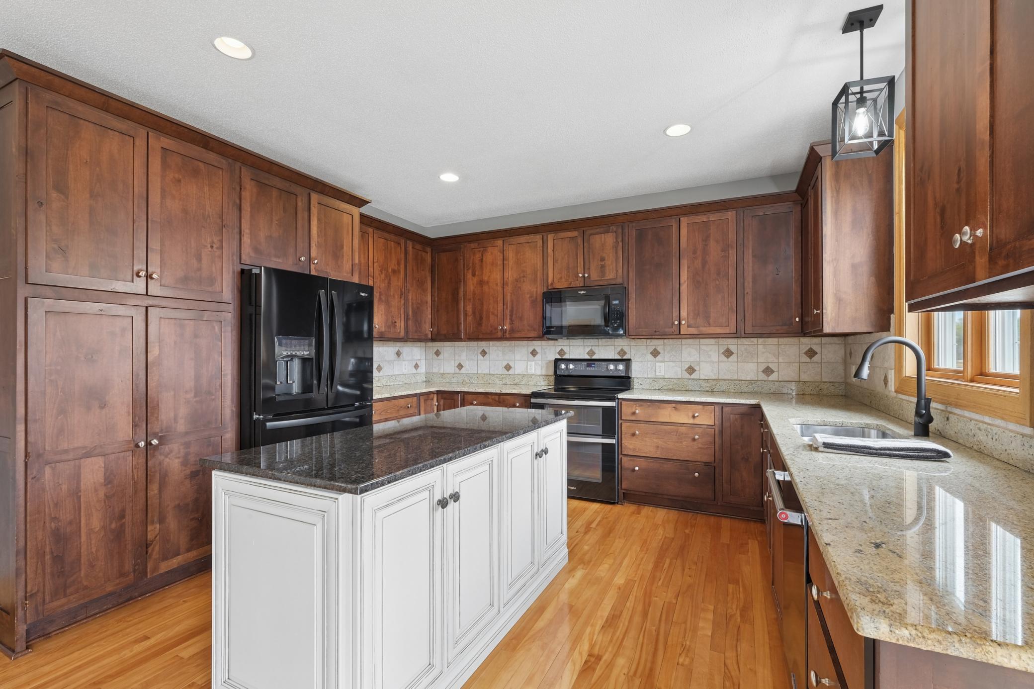 Abundant kitchen cabinetry