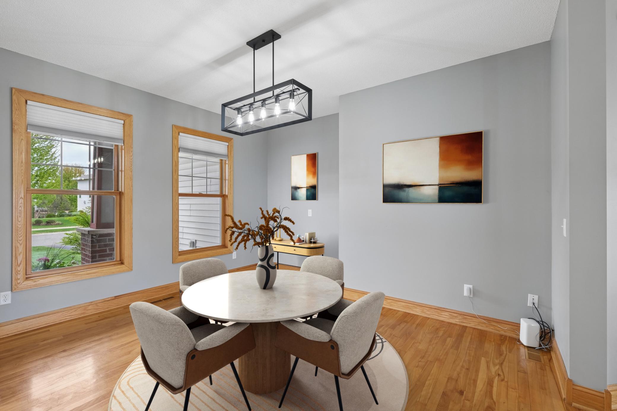 Formal dining area