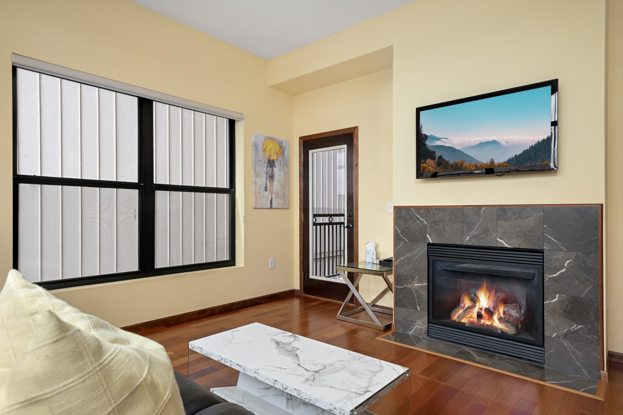 Gas fireplace