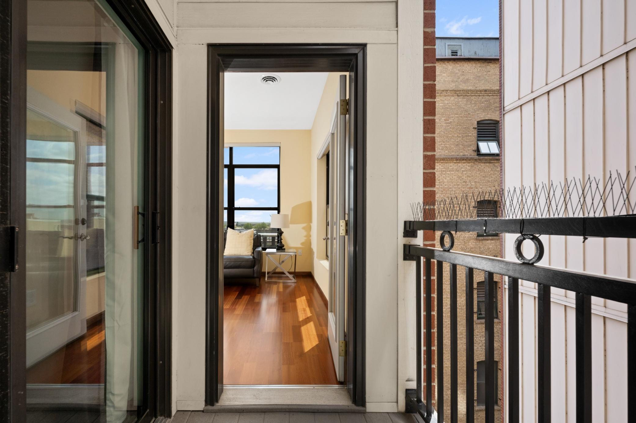 Balcony to living room