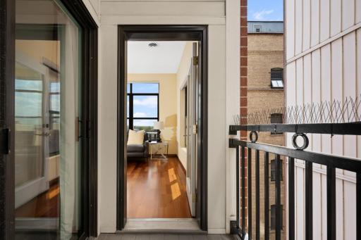 Balcony to living room