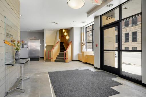 Secured entry building