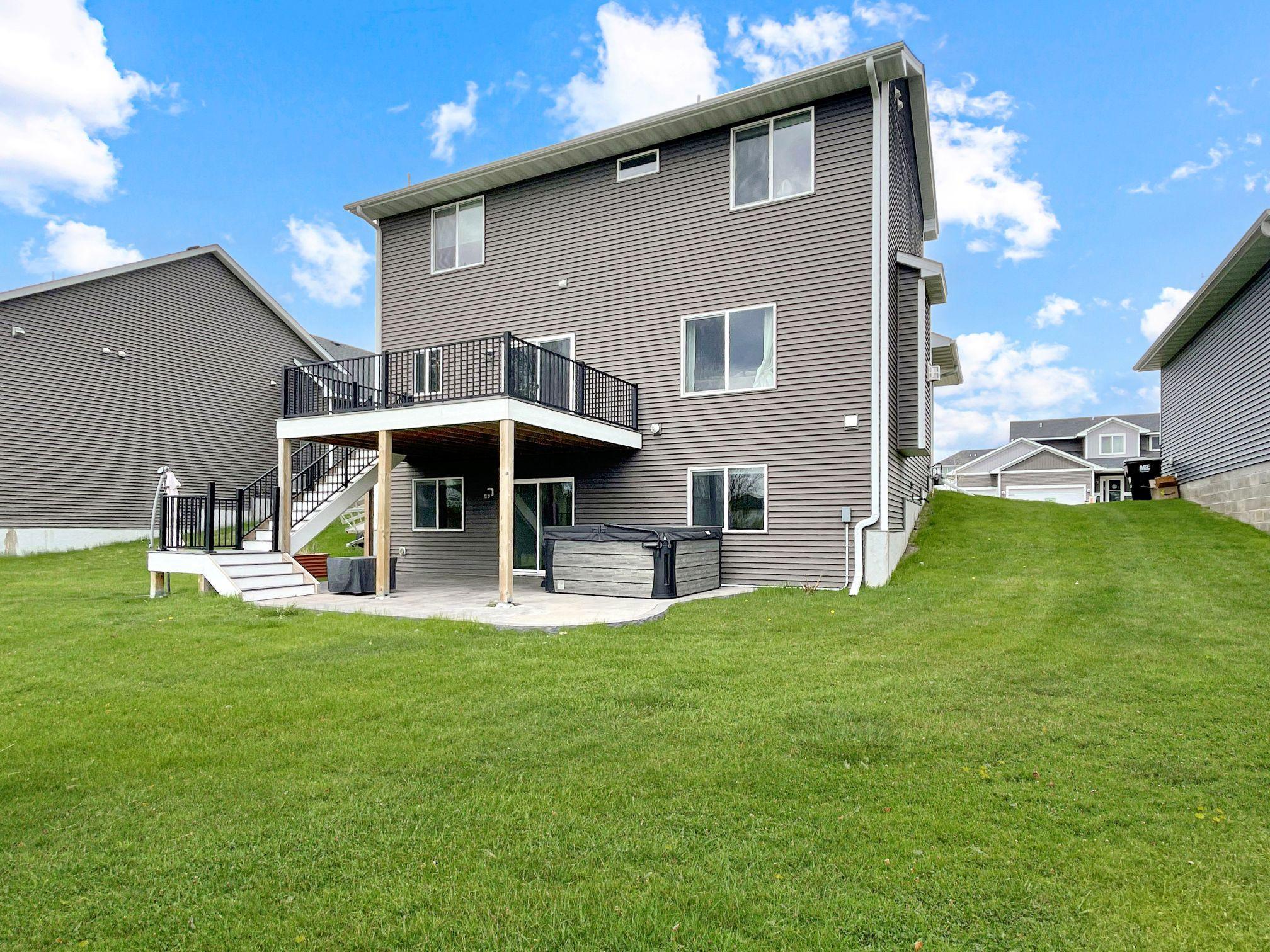 The backyard patio and deck invite you to slow down and enjoy every season Minnesota has to offer.