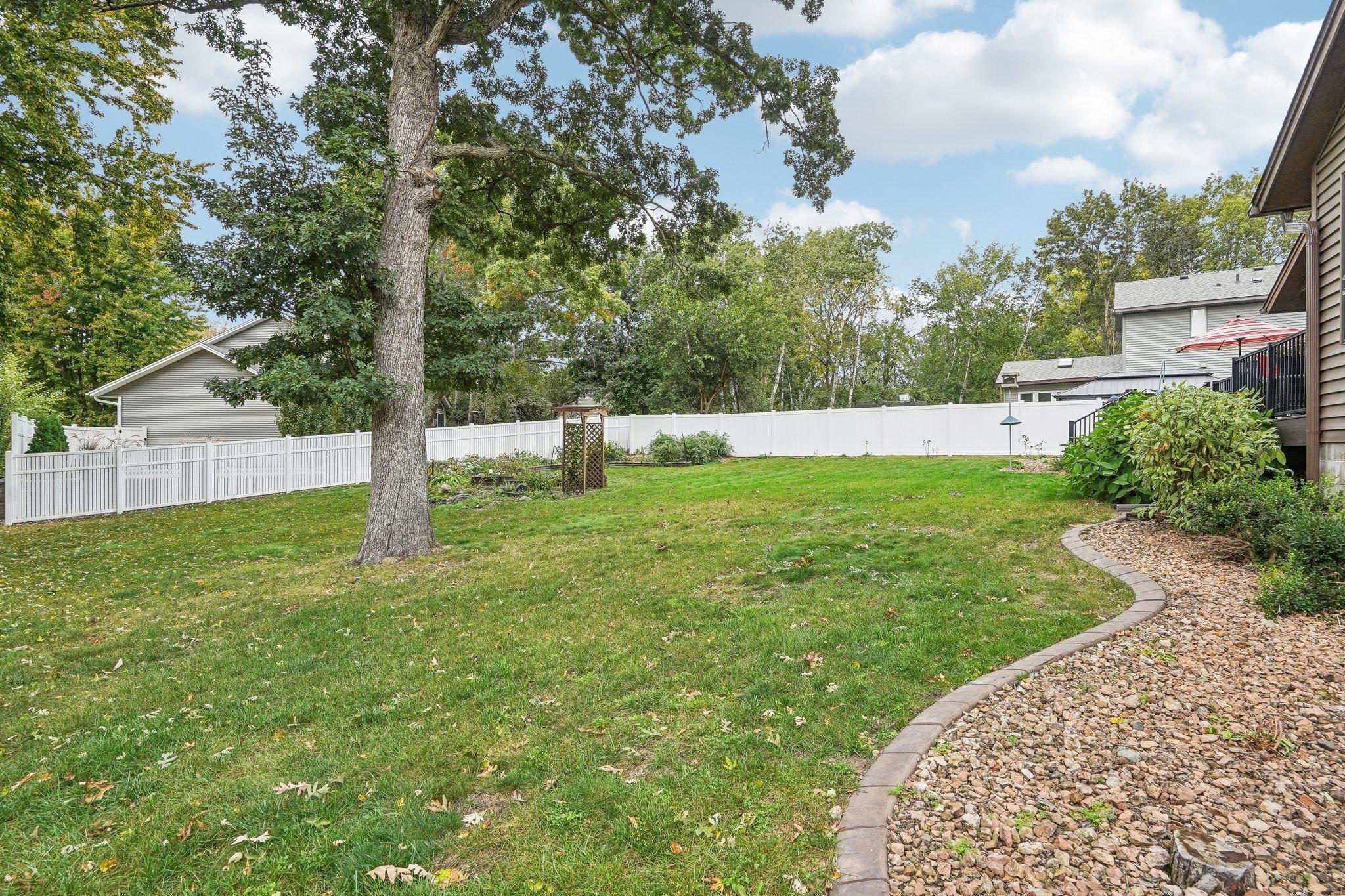 Huge back yard