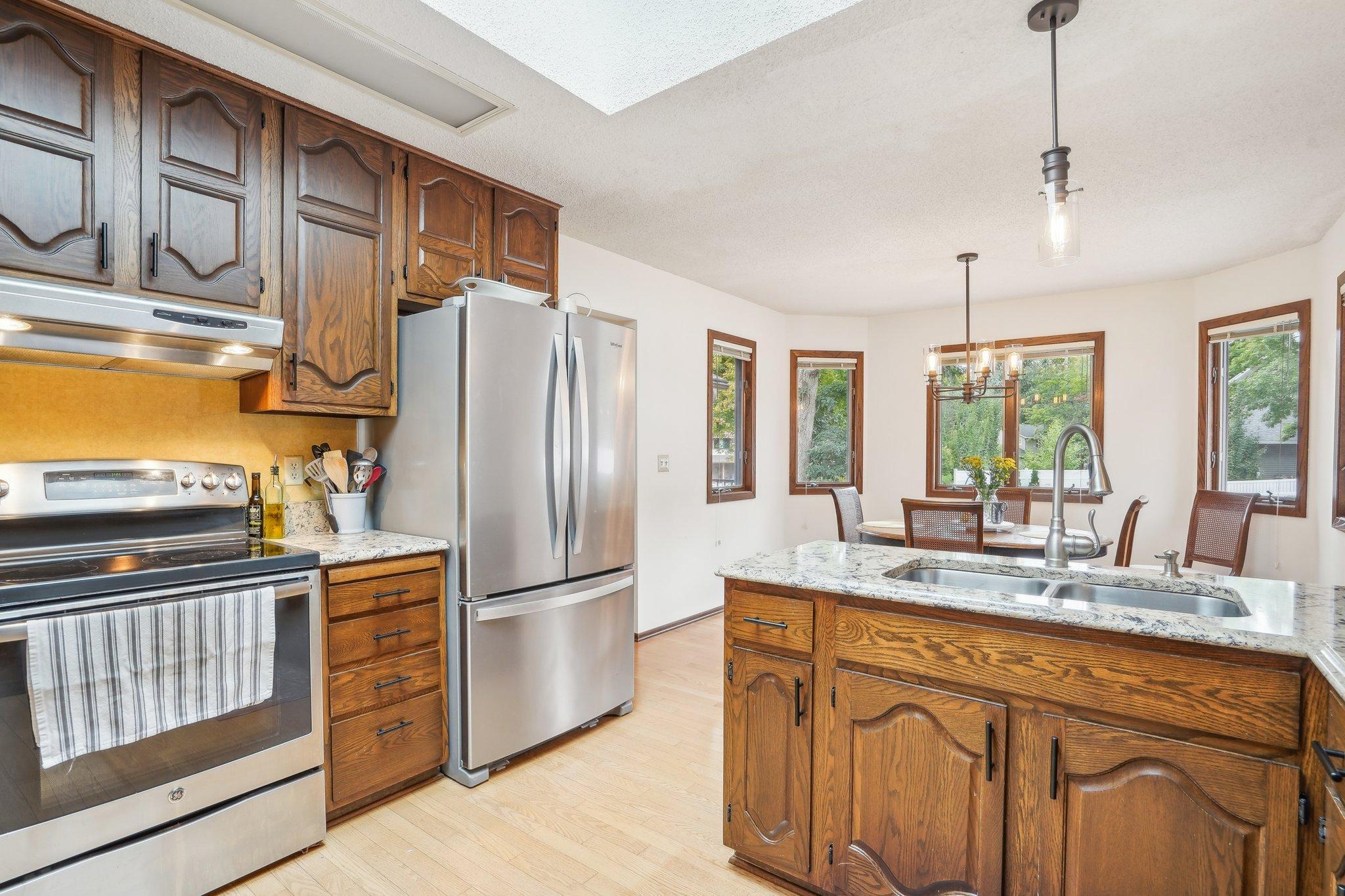 High end stainless appliances