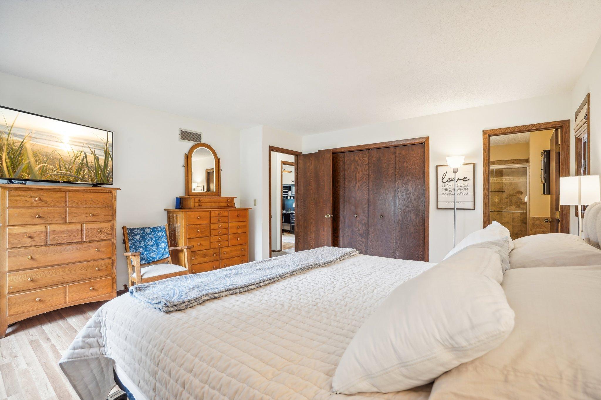 Primary suite with private bath