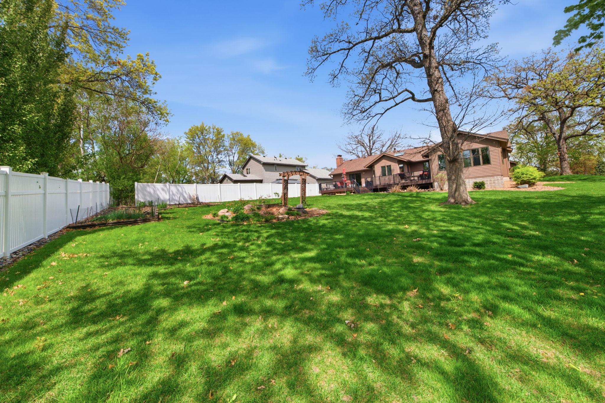 Beautiful backyard