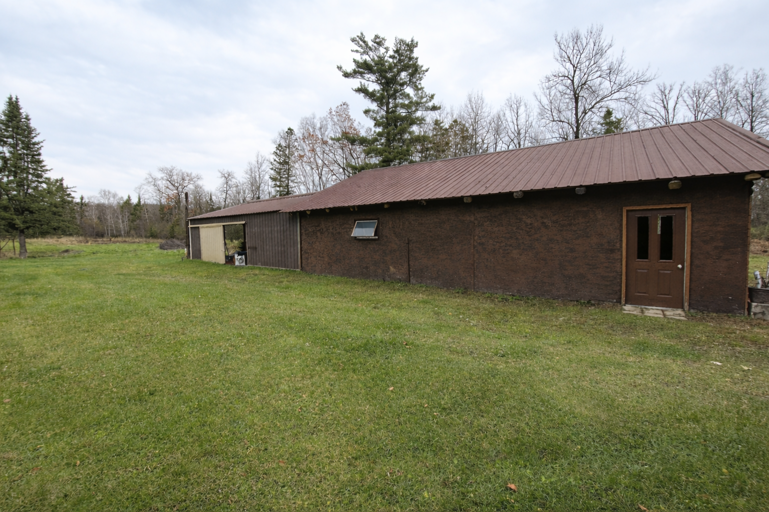 Side of garage/barn - summer view