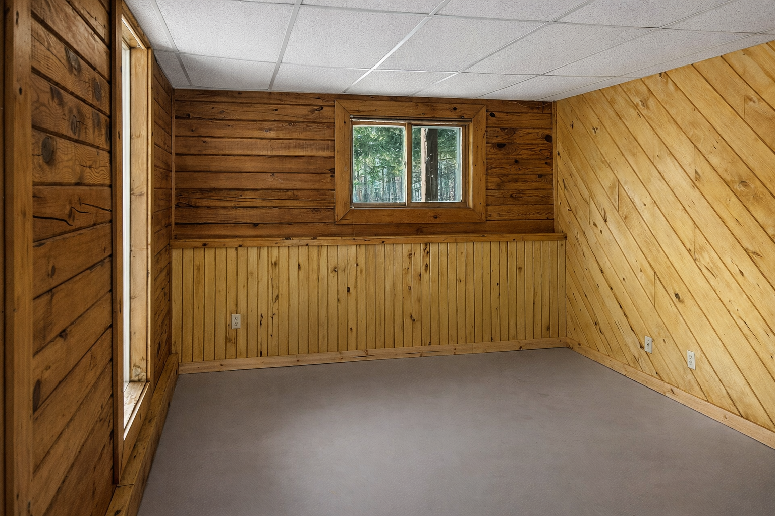 Walkout family room