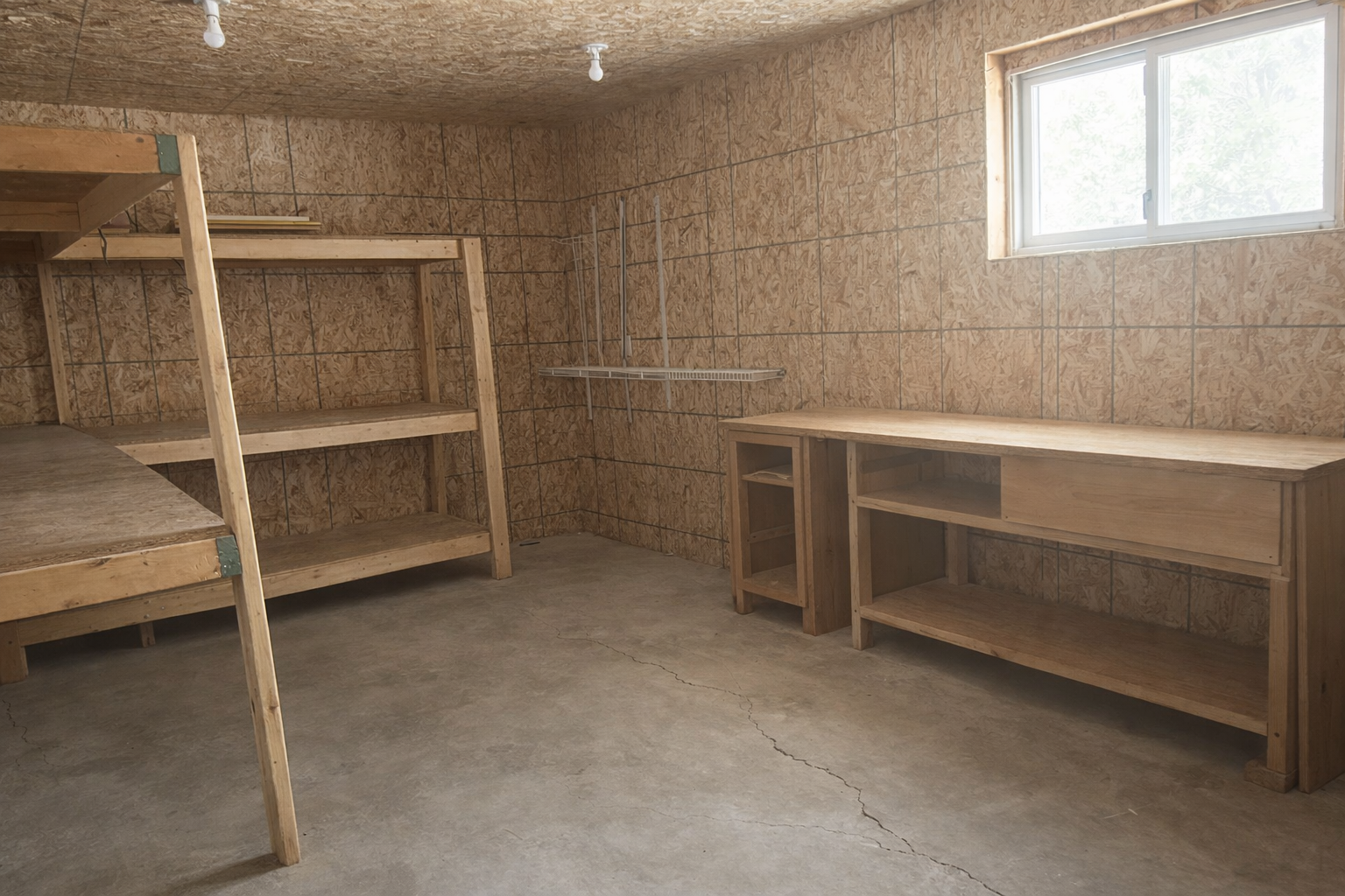 Garage storeroom