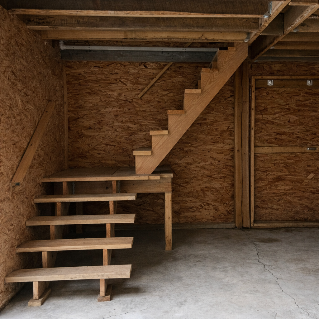 Staircase to loft