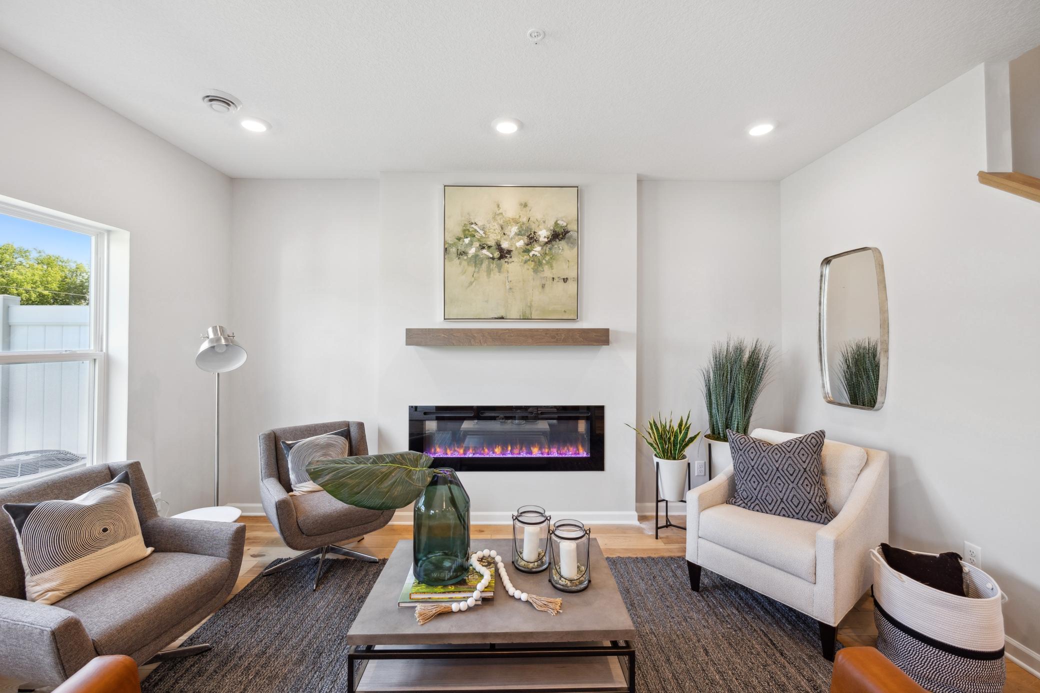 Living room - for illustrative purposes only