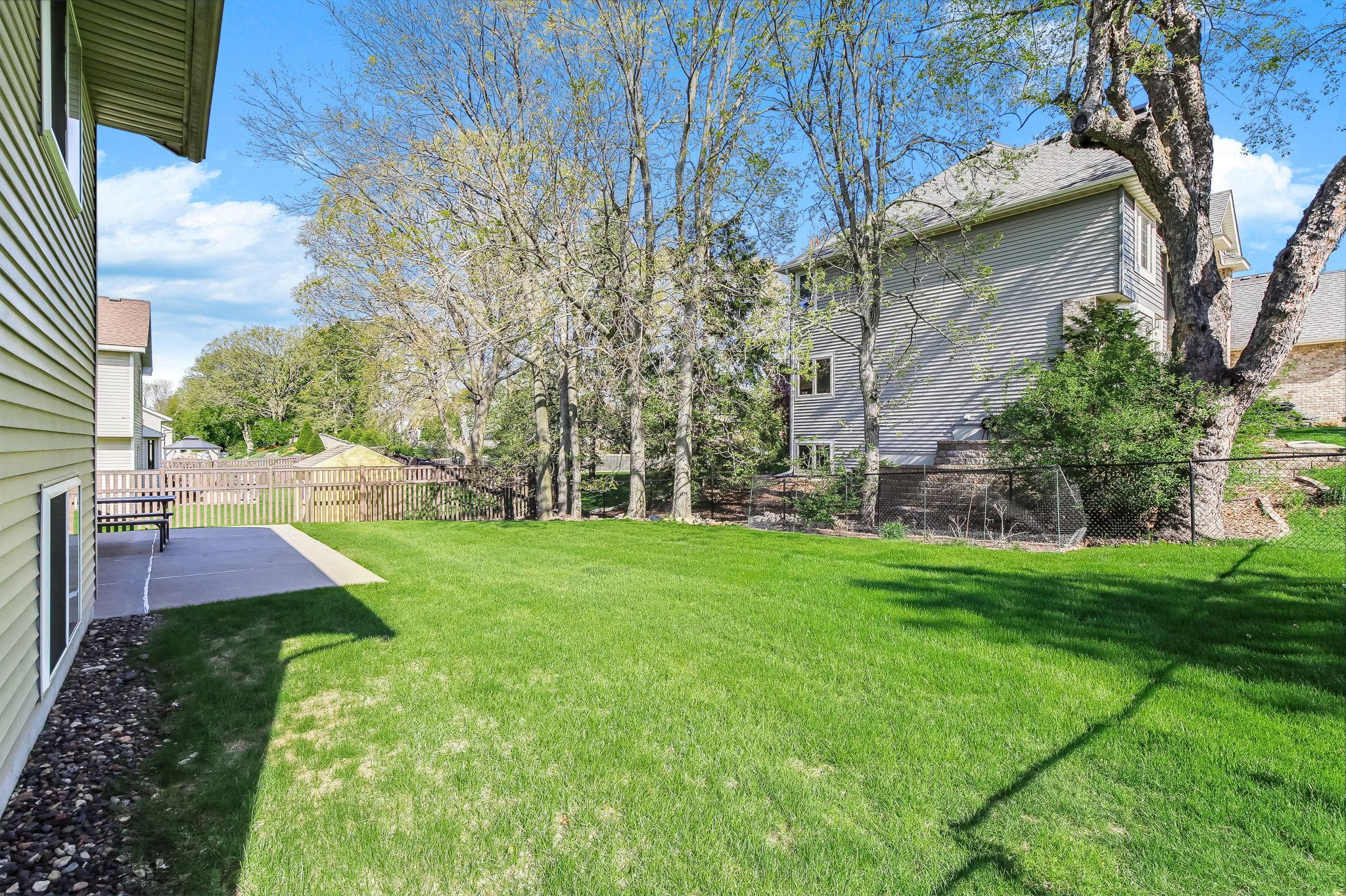 GREAT GREENERY IN BACKYARD