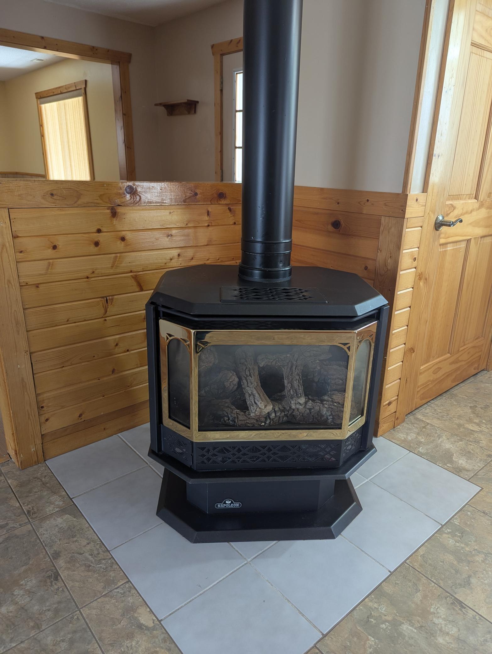 Gas fireplace