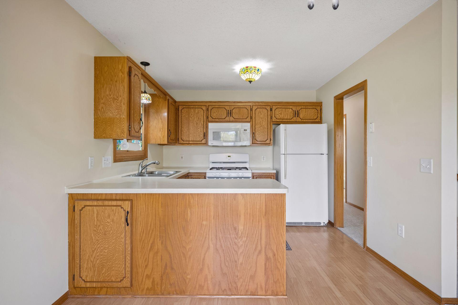 Dining room and kitchen