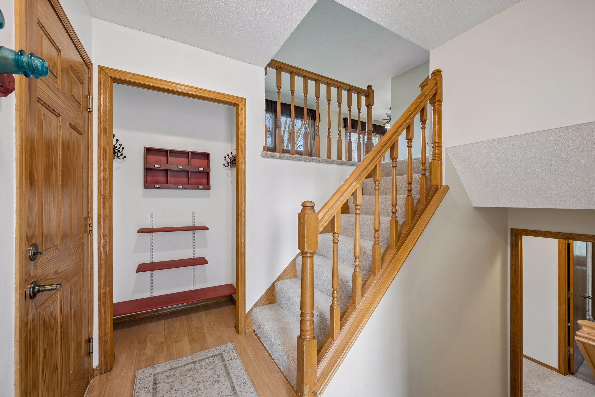 Front entry area with access to the garage